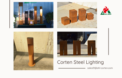 Corten Steel Outdoor Light